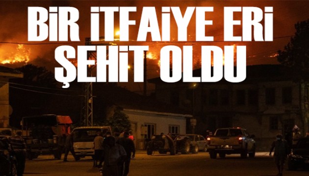 Alevlere müdahale eden itfaiye eri kalp krizi sonucu şehit oldu