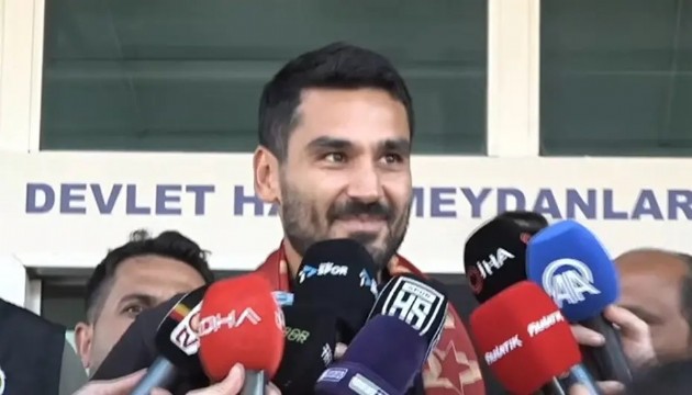 İstanbul'a gelen İlkay Gündoğan'dan ilk sözler