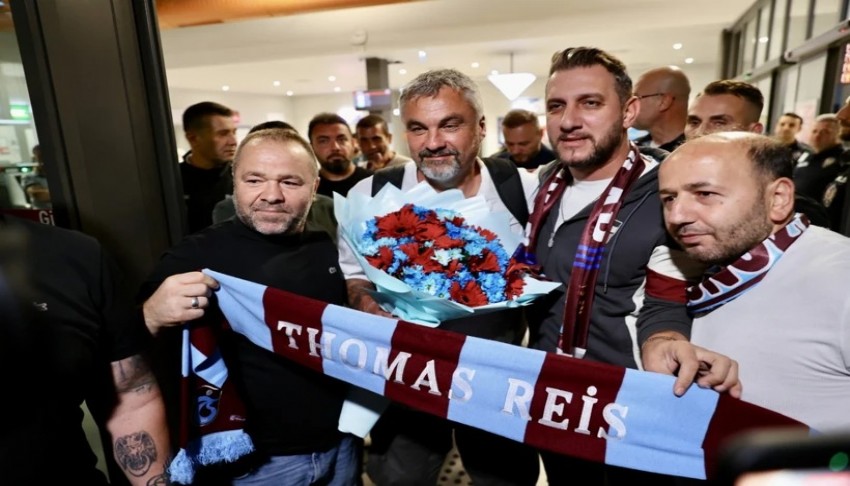 Trabzonspor'un yeni teknik direktörü Thomas Reis Trabzon'a geldi