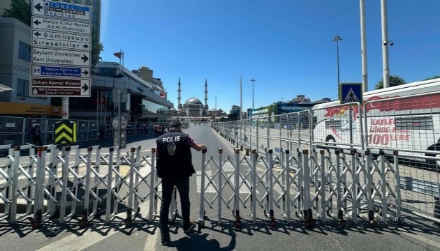 Taksim'de yoğun güvenlik önlemleri