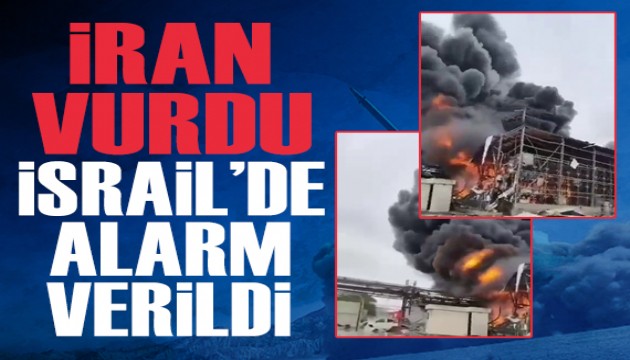 İran İsrail'de fabrika vurdu: Kimyasal sızıntı alarmı verildi