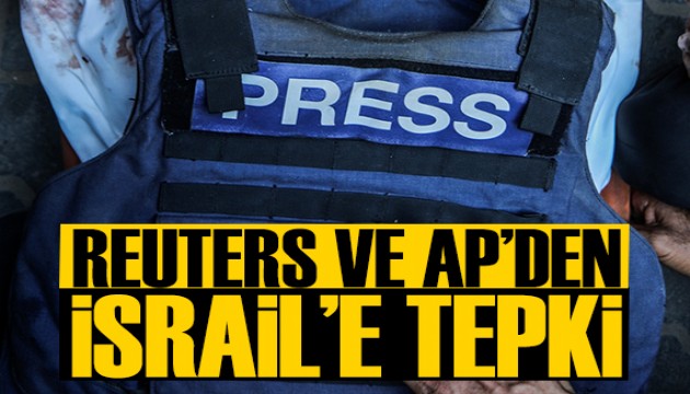 Gazze'de gazetecileri öldüren İsrail'e Reuters ve AP'den tepki