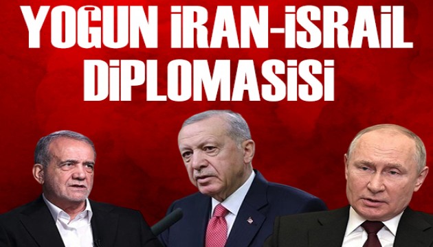 Cumhurbaşkanı Erdoğan'dan yoğun İran-İsrail diplomasisi