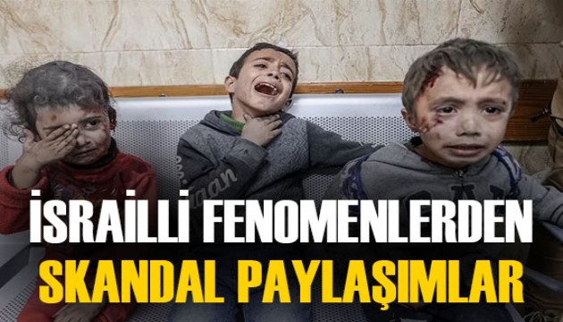 İsrailli fenomenlerden kabul edilemez paylaşımlar