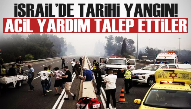 İsrail'de yangın ülkeyi sardı! 6 ülkeden acil yardım talep ettiler