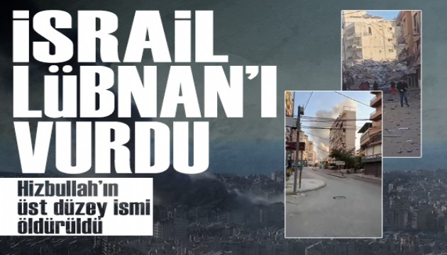 İsrail Lübnan'ı vurdu