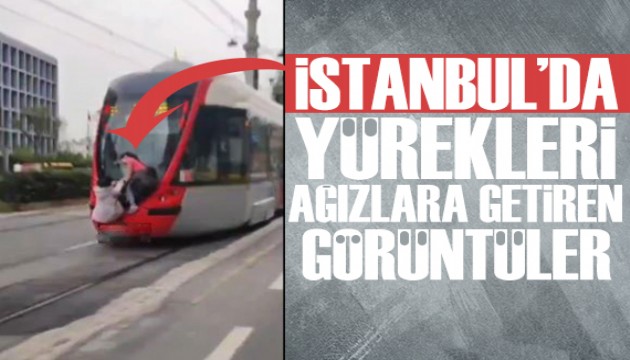 İstanbul'da yürekleri ağızlara getiren görüntüler