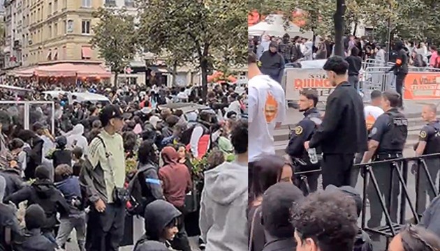 Ücretsiz yemek izdihamı