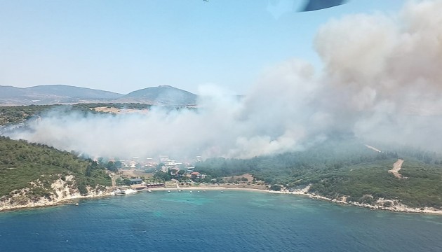 İzmir'de orman yangını