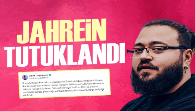 Jahrein olarak bilinen Ahmet Sonuç tutuklandı