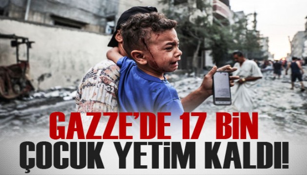 Gazze'de yaklaşık 17 bin çocuk yetim kaldı