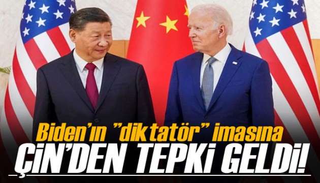 Çin'den Biden'ın Xi'ye diktatör imasına tepki