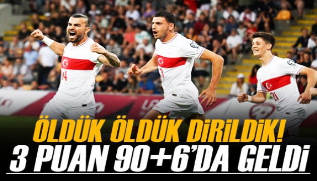 Milli Takım 3 puanı 90+6'da kaptı!