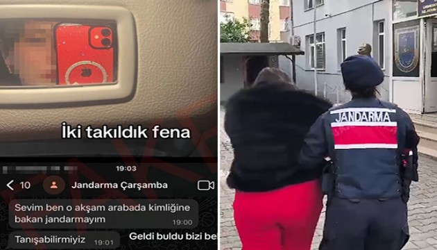 Jandarma personeline taciz iftirası atan kadın gözaltına alındı