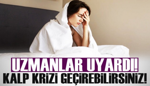 Uzmanlar uyardı: Yetersiz uyku kalp sağlığını tehdit ediyor!