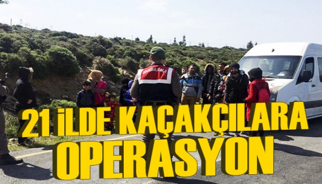 Göçmen kaçakçılarına operasyon