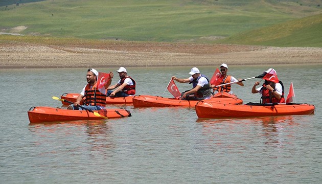 Muş'ta kano etkinliği