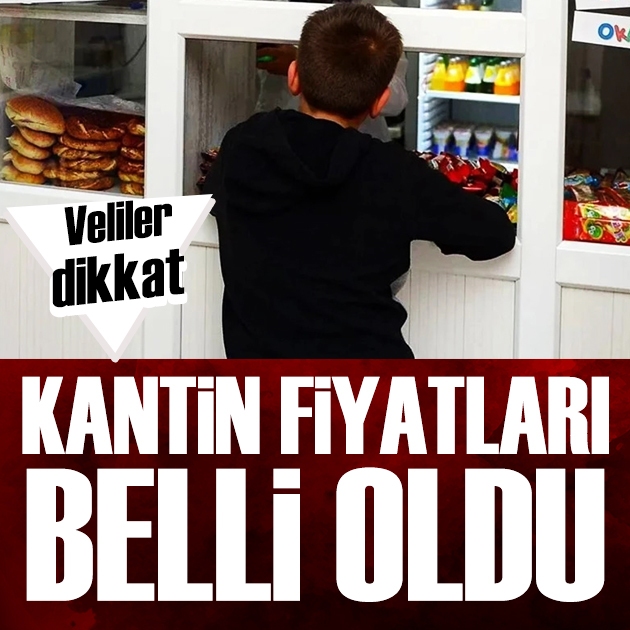 Veliler dikkat! Okul kantinlerinde yeni tarife belli oldu: İşte zamlı fiyatlar