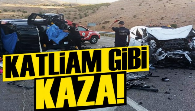 Malatya'da katliam gibi kaza!