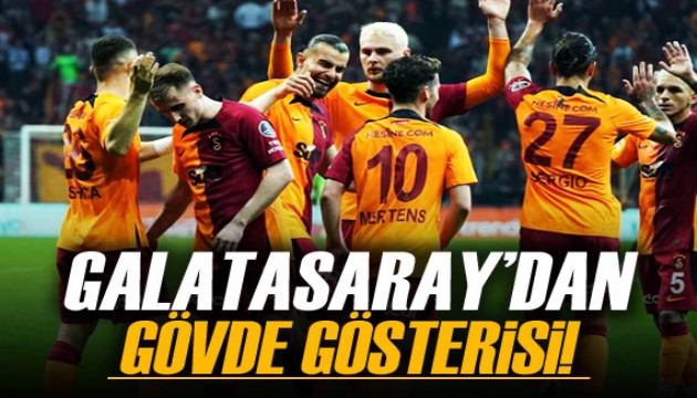 G.Saray'dan Kayseri'ye gol yağmuru