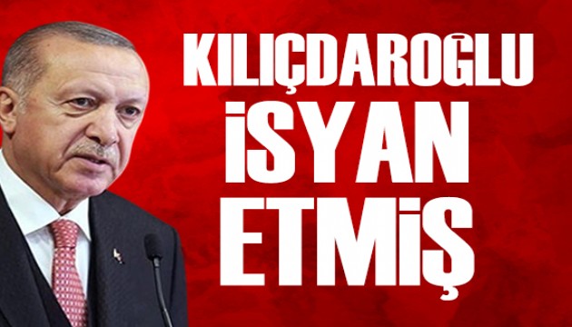 Erdoğan: Kılıçdaroğlu yılanlara isyan etmiş