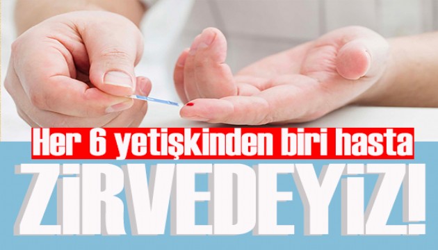 Türkiye diyabette Avrupa'nın zirvesinde: Her 6 yetişkinden biri hasta
