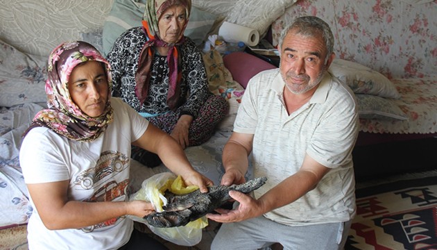 Yangında tüm birikimini kaybetti