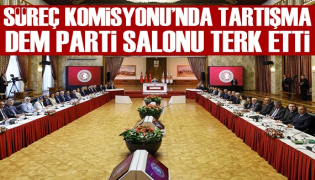 Süreç komisyonunda kavga: DEM Parti salonu terk etti!