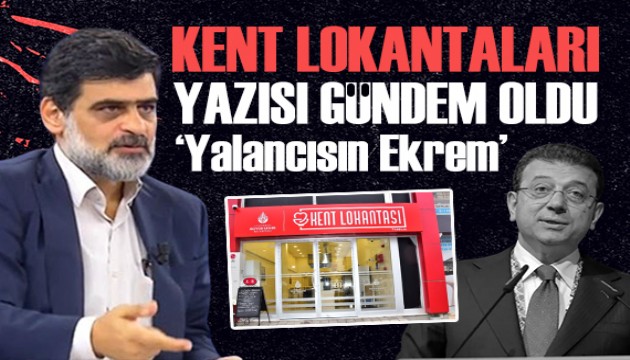 Ali Karahasanoğlu'ndan gündem olan Kent Lokantaları yazısı
