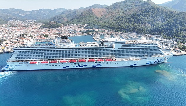 1750 yolcu Marmaris'e geldi