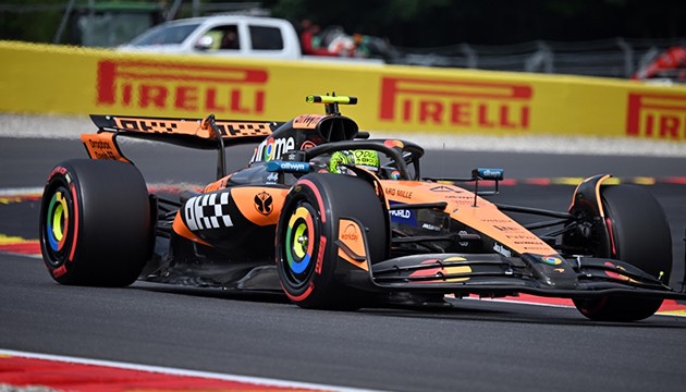 Belçika'da pole pozisyonu Norris'in