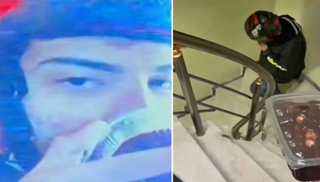 İstanbul'da kurye rezaleti: Siparişi teslim etmeden önce yaladı