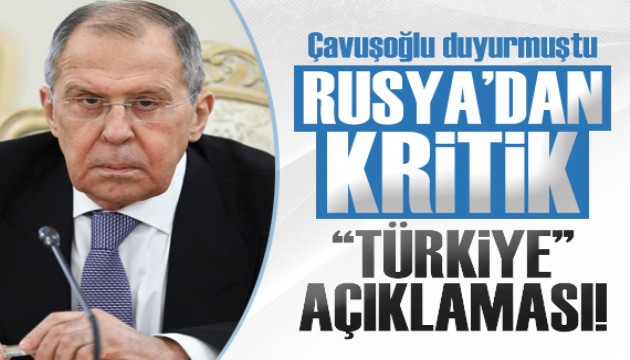 Rusya'dan kritik Türkiye açıklaması!