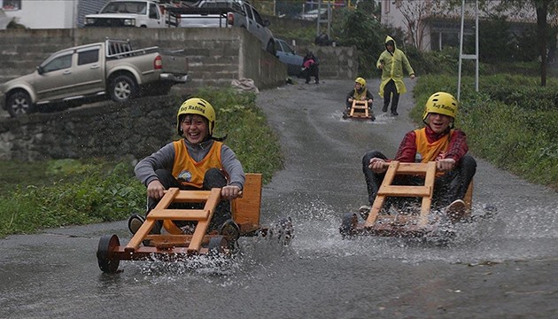 Yağmura rağmen 'Laz Rallisi' gerçekleştirildi