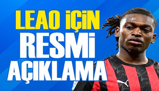 Milan'dan Leao için resmi açıklama