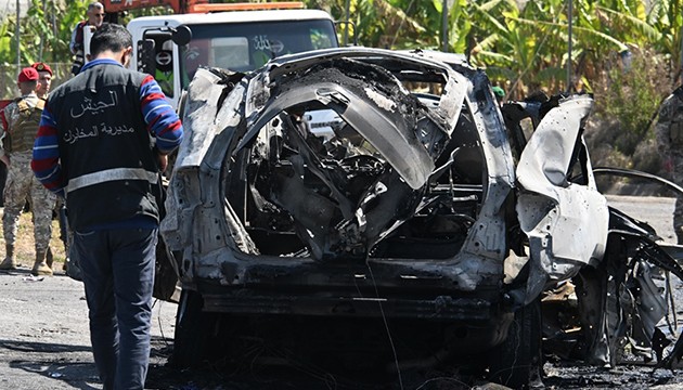 Lübnan'da araca saldırı