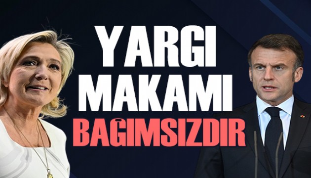 Macron'dan yargı bağımsızlığı mesajı