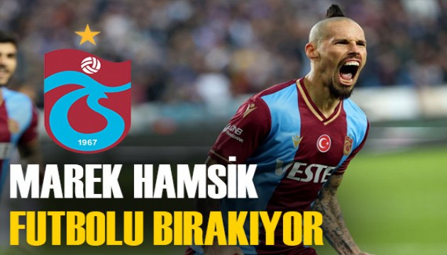 Trabzonspor'un yıldızı Marek Hamsik, futbolu bırakıyor