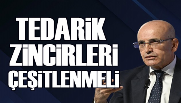 Bakan Şimşek: Savaş tedarik zincirlerini çeşitlendirecek