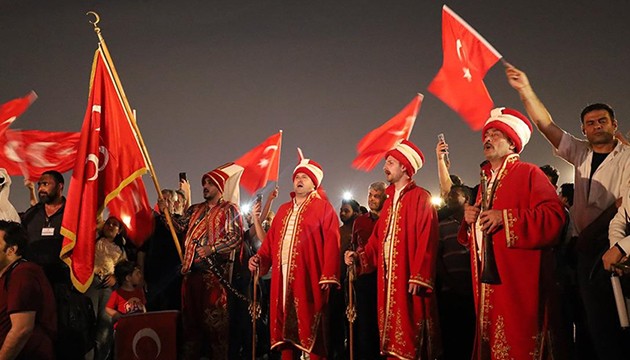 Katar'da mehter yürüyüşü