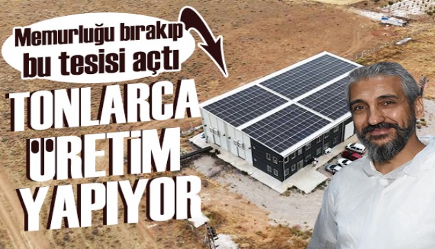 Devlet desteğiyle kurdu: Tonlarca üretim yapıyor