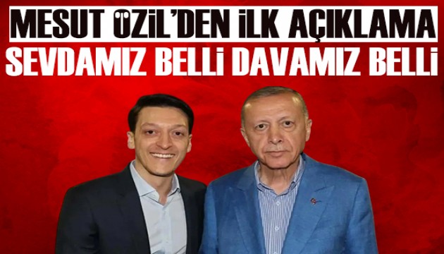 Mesut Özil: Sevdamız belli davamız belli