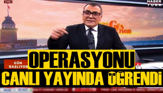 Habertürk'e gerçekleştirilen operasyonu canlı yayında öğrendi: İşte o anlar