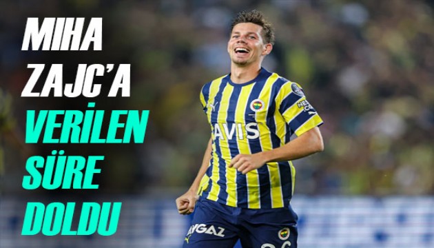 Fenerbahçe'de kritik Miha Zajc haftası