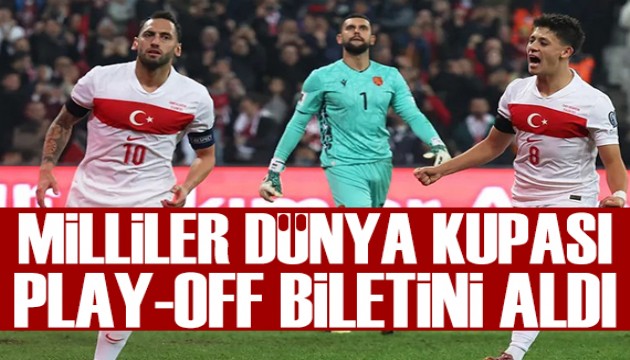 Milliler Bulgaristan'ı yendi Dünya Kupası play-off biletini aldı