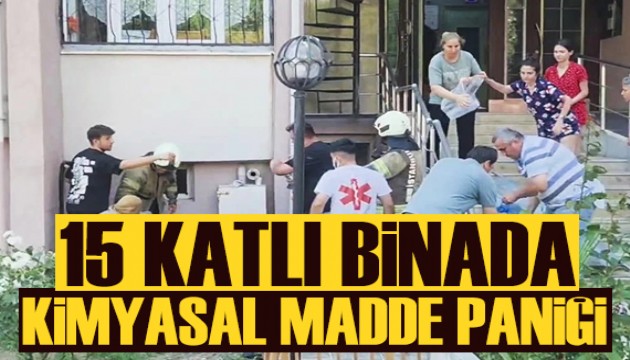 İstanbul'da kimyasal madde paniği!