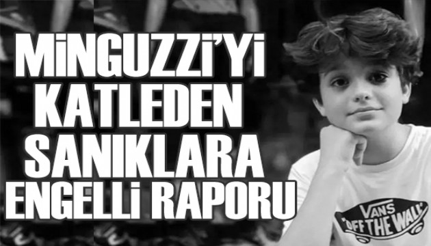 Ahmet Minguzzi'yi katledenler engelli raporu aldı