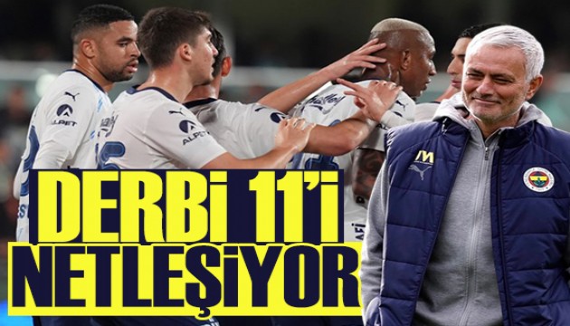 Mourinho'nun derbi 11'i netleşiyor