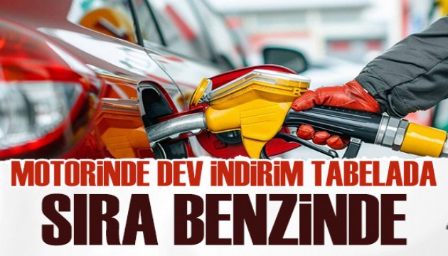 Motorinde dev indirim tabelada: Sırada benzin var