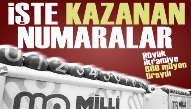 Milli Piyango çekildi: Kazanan numaralar belli oldu